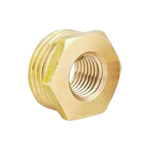 YJQHODY Sanitärbuchse BSP männlich auf weiblich, Sechskant-Reduzierrohr-Anschlussadapter, robuste Konstruktion, 1 Stück(3/4inch*1inch) von YJQHODY