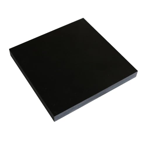 YJQHODY Schwarze G10-Glasfaserplatte, hochfeste Epoxidharzplatte zur strukturellen Unterstützung, 1 Stück(235X235MMX3MM) von YJQHODY