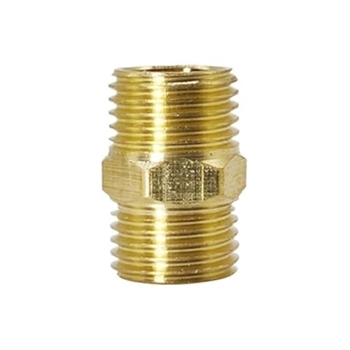 YJQHODY Sechskant-Gewinde-Rohrkupplung, Bewässerungssystem-Anschluss, Metall-Rohrverbindungsadapter, hohe Zuverlässigkeit, 1 Stück(1/4inch) von YJQHODY