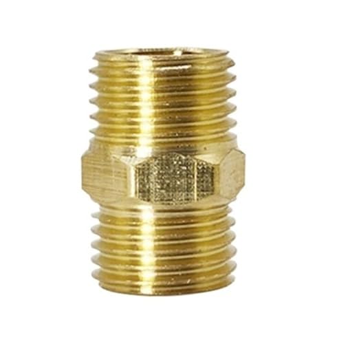YJQHODY Sechskant-Gewinde-Rohrkupplung, Bewässerungssystem-Anschluss, Metall-Rohrverbindungsadapter, hohe Zuverlässigkeit, 1 Stück(1/8inch) von YJQHODY