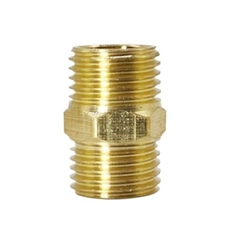 YJQHODY Sechskant-Gewinde-Rohrkupplung, Bewässerungssystem-Anschluss, Metall-Rohrverbindungsadapter, hohe Zuverlässigkeit, 1 Stück(1inch) von YJQHODY