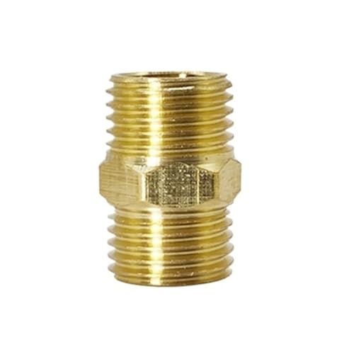 YJQHODY Sechskant-Gewinde-Rohrkupplung, Bewässerungssystem-Anschluss, Metall-Rohrverbindungsadapter, hohe Zuverlässigkeit, 1 Stück(3/4inch) von YJQHODY