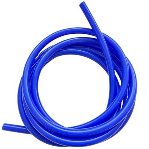 YJQHODY Silikonschlauch for Getränkerohr-Wasseranschluss, 1 Meter Länge, abriebfest, 1 Stück(Deep Blue,8mm*10mm) von YJQHODY