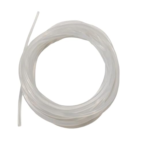 YJQHODY Transparente Dichtungsstreifen aus lebensmittelechtem Silikagel, durchsichtiges Silikon, leicht zu reinigen, solide runde Kordelstange, 1 Stück(2MM*30METERS) von YJQHODY