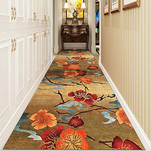 Läufer Teppich Flur rutschfest Teppich Läufer Flur Rutschfest Teppichläufer Waschbar Meterware Küchen schlafzimmer lange Moderne schmale Teppiche Entryway Runner schmale Teppiche, 1m 1,5 m 2m 3m 4m 5m von YJRBZ