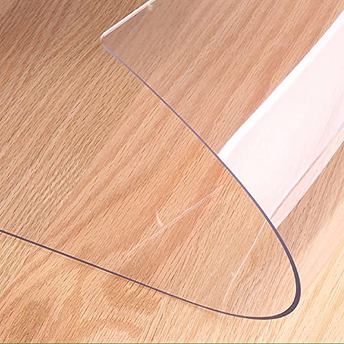 SZLXJMFL Stuhlunterlage, Bodenschutzmatte Wasserdicht Bodenschutzmatte Bürostuhl rutschfest 1.0mm Bodenschutzmatte für Hartböden Unterlage Clear Stuhlmatte e- 140x240cm von YJRZYQKXKL