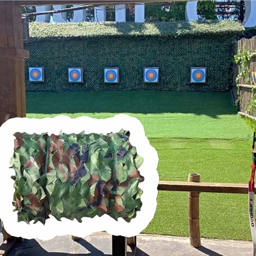 YJSGHRHL Tarnnetz mit Gitter, Camouflage Netz Militär langlebig, Tarnung Net Sonnenschutz für Dekoration Jagd Jalousien Camping Verstecken Schießen Außen Tarnung 1.5m 4m 6m 10m 15m 18m(5x10M) von YJSGHRHL