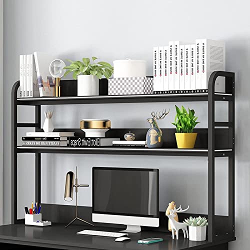 YJSGNMZA Top Bookshelf Bücherregal – Vielseitiger Aufbewahrungs-Organizer mit verstellbaren Regalen, ideal für das Home Office, das Studentenwohnheim, das Wohnzimmer und kleine Räume (T 80 cm) von YJSGNMZA