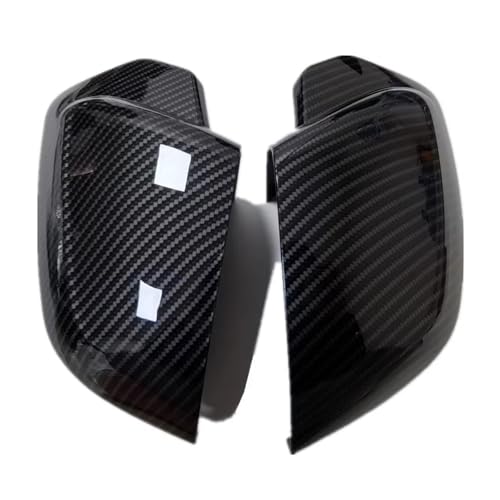 YJTYC 2 PCS Auto Spiegelkappen für BMW 5 Series G60 G61 G68 i5 M5 G90 G70 2024 2025 LHD, Außenspiegelkappe Rückspiegel Abdeckung Abdeckkappen Seitenspiegel Rückspiegelkappe,Carbon Fiber von YJTYC