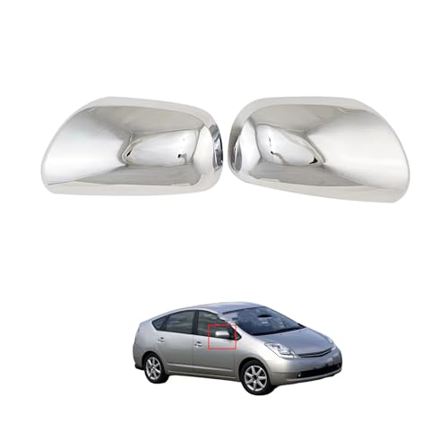 YJTYC 2 PCS Auto Spiegelkappen für Toyota Prius Prius20 2003 2004 2005 2008 2009, Außenspiegelkappe Rückspiegel Abdeckung Abdeckkappen Seitenspiegel Rückspiegelkappe von YJTYC
