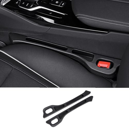 YJTYC 2 Stück Autositz Lückenfüller für BMW X3 G01 2018-2021, Effektiver Sitzspalt Füller verhindert Ablage Gegenständen zwischen Sitz Konsole,Black von YJTYC