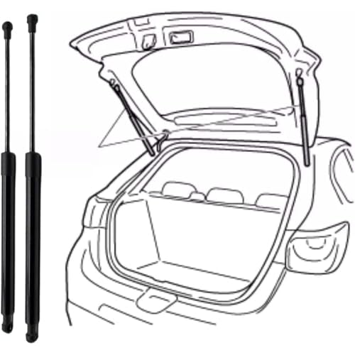 YJTYC 2X Gasdruckfeder für Heckklappe für Vw Multivan VI T6 (SGF,SGM,SGN) 2015-2019(OEM-7E0827550B)-71.1cm, Kofferraum Gasfeder Heckklappendämpfer Gasfeder Dämpfer Gasdruckfeder Dämpfer von YJTYC