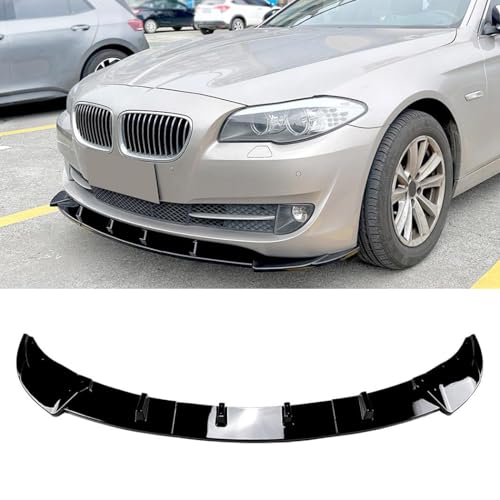 YJTYC Auto Frontspoiler Lippe für BMW 5er F10 Basisversion 2011 2012 2013 2014, Antikollisions FrontstoßStange Protector Splitter Diffusor Stoßfängerlippe Spoilerlippe,normal-Glossy Black YJTYC Auto Frontspoiler Lippe für BMW 5er F10 Basisversion 2011 2012 2013 2014, Antikollisions FrontstoßStange Protector Splitter Diffusor Stoßfängerlippe Spoilerlippe,normal-Glossy Black von YJTYC