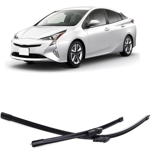 YJTYC Auto Frontwischerblätter für Toyota Prius XW50 2016-2021 26"+16", Scheibenwischer Teile Windschutzscheibe Frontscheibe Frontwischerblatt Zubehör YJTYC Auto Frontwischerblätter für Toyota Prius XW50 2016-2021 26"+16", Scheibenwischer Teile Windschutzscheibe Frontscheibe Frontwischerblatt Zubehör von YJTYC