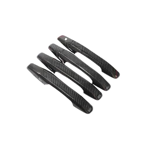 YJTYC Türgriffabdeckung Auto Außen für CR-V 2007-2011 - Hochwertige ABS Kunststoff Abdeckungen mit Kratzschutz für Autotüren,Handles-Carbon Fiber von YJTYC
