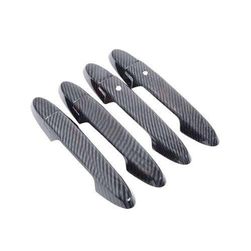 YJTYC Türgriffabdeckung Auto Außen für Fit GK5 2014-2020 - Hochwertige ABS Kunststoff Abdeckungen mit Kratzschutz für Autotüren, smart Handle-Carbon Fiber von YJTYC