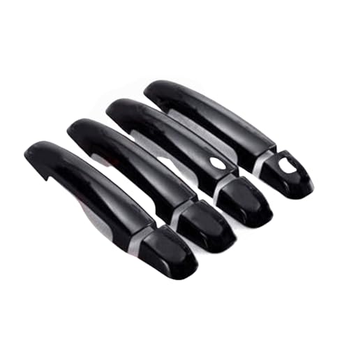 YJTYC Türgriffabdeckung Auto Außen für Suzuki Swift 2008-2016 - Hochwertige ABS Kunststoff Abdeckungen mit Kratzschutz für Autotüren,Smart Single-Hole-Bright Black von YJTYC