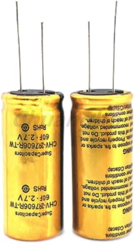 2PCS 2,7 V Kondensator R Typ 1F 1,5 F 2F 3,3 F 4F 5F 8F 10F 15F 25F 30F 50F 60F 100F Fahren Recorder Kondensator (Size : 2.7V16F 16X16) von YJUHADWPBZ