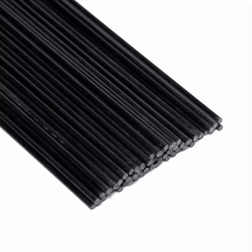 1–10 Stück Isolier-Fiberglasstäbe – Schwarz, 0,8–8 Mm Durchmesser X 500 Mm Länge, Hohe Festigkeit Und Geringes Gewicht For Drachenstangen, Schaumstoffmodelle, DIY-Projekte(1.5x500mmx10pcs) von YJXYJQ