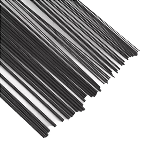 10 Stück Massive Fiberglasstäbe, Durchmesser 0,8–10mmx500mm, DIY-Isolierstäbe In Weiß/Schwarz For Modellflugzeuge, Bastelunterstützung(Black,2.0x500mm) von YJXYJQ