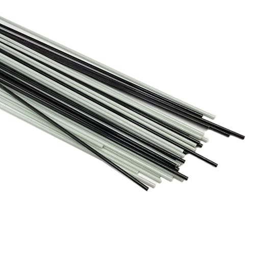 10 Stück Weiße/schwarze Fiberglasstangen, 0,8–13 Mm X 1000 Mm, Solide Zylinderstangen For Zelt/UAV/Drachen/Blumenpergola/Gemüseschuppen(Black,13x1000mm) von YJXYJQ