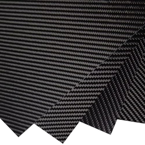 3K-Kohlefaserplatte, Twill, Matt – 1 Stück Hartverbundplatte, 0,2–10 Mm Dick, Mehrere Größen – Leicht, Leitfähig For CNC-Modellzubehör, Konstruktionsverstärkung(200mmx300mm,8mm) von YJXYJQ