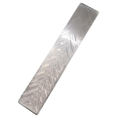 Rohling For Messerklinge Aus VG10-Damaststahl, Wärmebehandelt HRC 57–59, 16/22 Cm Länge, 10 Muster For Die DIY-Messerherstellung (1 Stück) – Erneutes Ätzen For Freilegen Des Musters(Radial,160x30x3mm) von YJXYJQ
