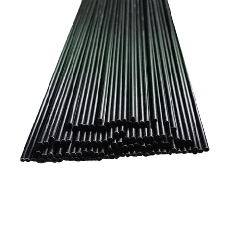Schwarze Hochfeste Fiberglasstäbe, 1–10 Stück – 0,8–8 Mm Durchmesser X 500 Mm, Korrosionsbeständige Isolierstangen For Drachen, RC-Modellbau(8.0x500mmx1pcs) von YJXYJQ