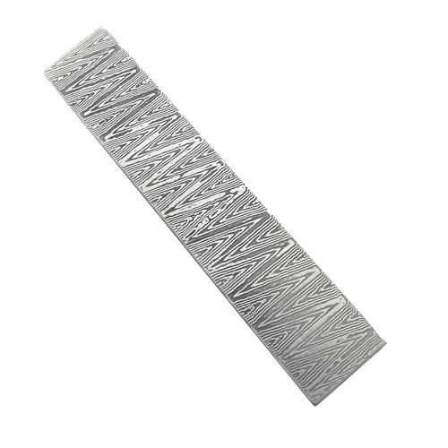 VG10 Damastmesserklinge, 16 Oder 22 Cm X 3 Cm X 0,3 Cm, Gehärtet Auf 57–59 HRC, 10 Designrohlinge For Spezialmesser (1 Stück) – Muster Erscheint Nach Dem Ätzen Wieder(Lightning,220x30x3mm) von YJXYJQ