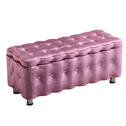 YJYJY Aufbewahrungsbox Sitz Aufbewahrung Pouffes Fußhocker Familie Praktische Bett Ende Kleidung Store Bank von YJYJY