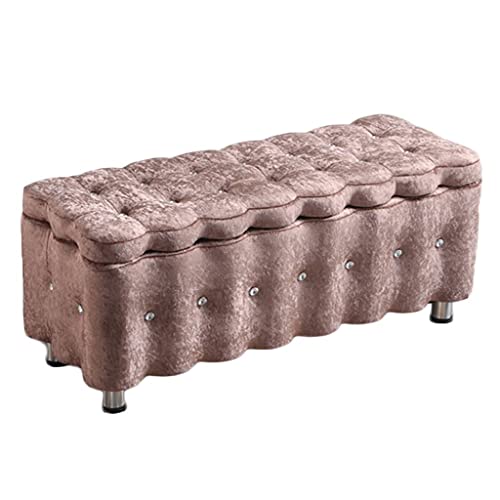 YJYJY Aufbewahrungsbox Sitz Aufbewahrung Pouffes Fußhocker Familie Praktische Bett Ende Kleidung Store Bank von YJYJY