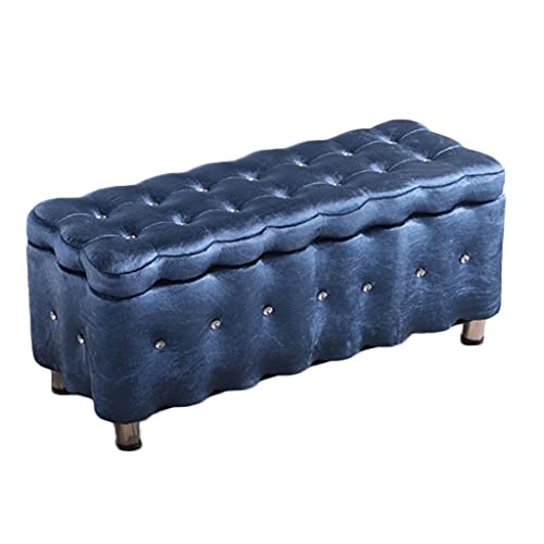 YJYJY Aufbewahrungsbox Sitz Aufbewahrung Pouffes Fußhocker Familie Praktische Bett Ende Kleidung Store Bank von YJYJY