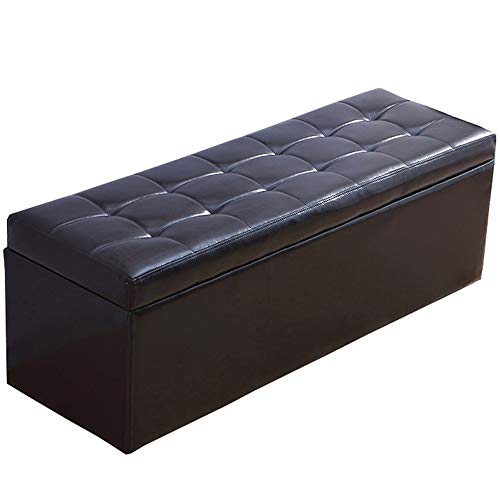 YJYJY Ottomane Bank, Kunstleder-Sitzsofa mit hochelastischem Schwamm – Haushaltsschließfach-Fußhocker mit Klappdeckel YJYJY Ottomane Bank, Kunstleder-Sitzsofa mit hochelastischem Schwamm – Haushaltsschließfach-Fußhocker mit Klappdeckel von YJYJY
