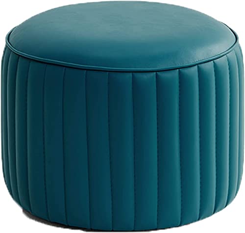 YJYJY Runder PU-gepolsterter Fußhocker, moderner Heim-Wohnzimmer-Schlafzimmer-Liegesitz, Sofastuhl, Wickelschuh YJYJY Runder PU-gepolsterter Fußhocker, moderner Heim-Wohnzimmer-Schlafzimmer-Liegesitz, Sofastuhl, Wickelschuh von YJYJY