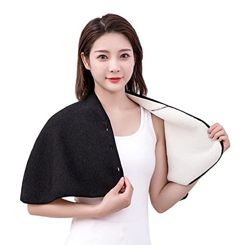 YJZQ Schulterwärmer Nackenwärmer Schulterbandage Damen Plüsch Warmer Weste-Schal Schulterstütze Winter Elastisch Schulterschutz Plüsch Schulter Schal von YJZQ