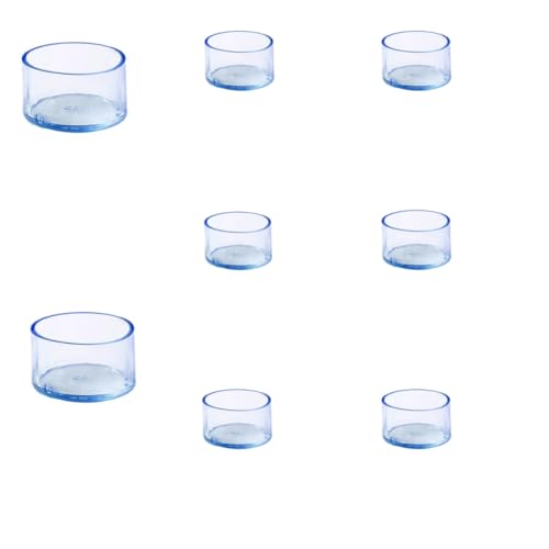 16 Stück Stuhlbeinkappen Rund, Durchmesser 16mm Rund Silikon Schutzkappen für Stuhlbeine Bodenschoner für Stühle Transparent Stuhlbeinschoner für Stuhlbeine Stühle Fuß Protektoren für Hartholzböden von YKAFADE