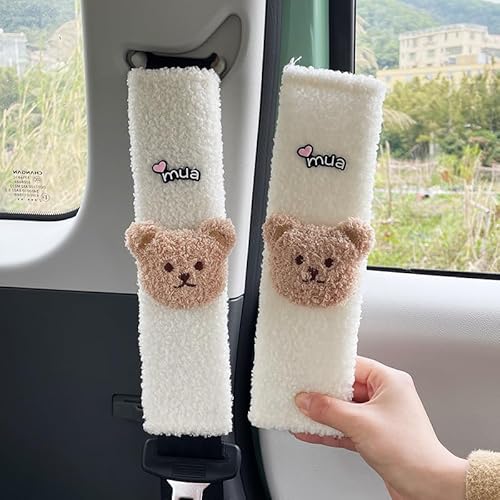 YKAFADE 2 Stück Auto Sicherheitsgurt Schulterpolster,Cartoon Bär Kaninchen Universal-Sicherheitsgurt-Pads Abdeckung Schultergurt Pad für Auto Gürtelkissen Schutzkissen Polsterung für Kinder Erwachsene YKAFADE 2 Stück Auto Sicherheitsgurt Schulterpolster,Cartoon Bär Kaninchen Universal-Sicherheitsgurt-Pads Abdeckung Schultergurt Pad für Auto Gürtelkissen Schutzkissen Polsterung für Kinder Erwachsene von YKAFADE