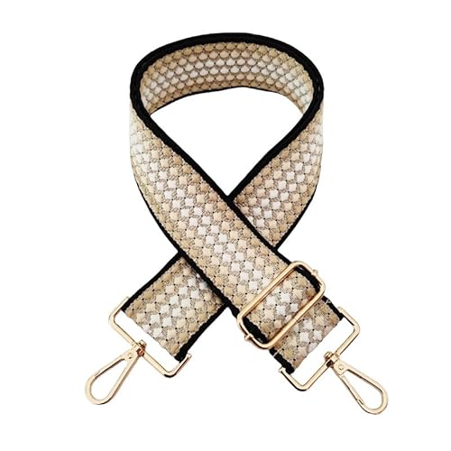 YKAFADE Verstellbarer Schultergurt für Taschen, 5 cm breiter Umhängetasche Ersatzgurt Canvas Handtasche Taschenriemen DIY Zubehör für Handtaschen Tragetaschen und Umhängetaschen -Beige Schwarz YKAFADE Verstellbarer Schultergurt für Taschen, 5 cm breiter Umhängetasche Ersatzgurt Canvas Handtasche Taschenriemen DIY Zubehör für Handtaschen Tragetaschen und Umhängetaschen -Beige Schwarz von YKAFADE