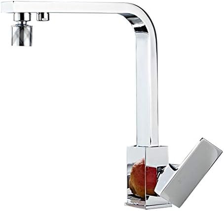 3-in-1-Küchenmischer-Hahn mit gefiltertem Trinkwasserauslass, Messing Multifunktional umgekehrter Osmose Doppelauslass, Chrom-Finish unter dem Spülen-Wasserhahn für die Küche von YKCITSQTR