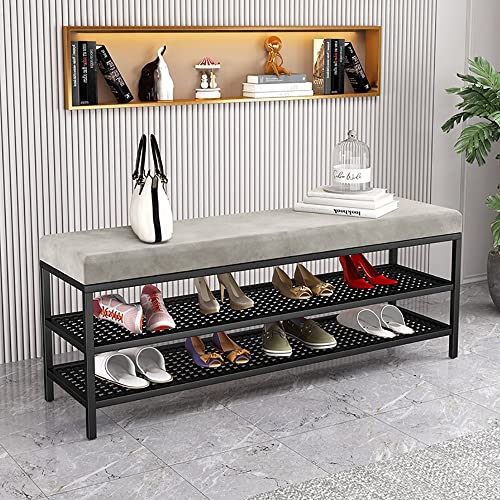 3 -stufige Schuhbank, mit Stiefel Aufbewahrung - Industrieschuh -Rack -Organizer für kleine Raum Foyer Flur Wohnzimmer - Eingangsbank mit Maschenregalen - Schuhspeicherschrank mit Sitz 3 -stufige Schuhbank, mit Stiefel Aufbewahrung - Industrieschuh -Rack -Organizer für kleine Raum Foyer Flur Wohnzimmer - Eingangsbank mit Maschenregalen - Schuhspeicherschrank mit Sitz von YKCITSQTR