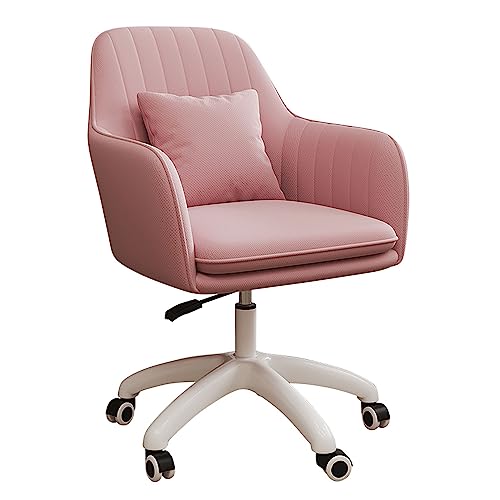 Home Office Schreibtischstuhl, ergonomischer Computerstuhl mit mittlerem Rücken, einstellbarer Rolling -Drehaufgabestuhl mit Lendenwirbelsäulenunterstützung für kleinen Raum, 1 Pack, 360 ° drehend von YKCITSQTR