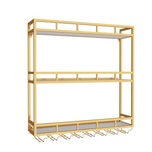 Verstellbares Hangbalken Weinglas Rack Rustikaler Deckenglaslagerregal für verschiedene Arten von Becher, wandmontierte Weinregal mit Glashalter, Bar Weinregal, wandmontierte Champagner -Stammware Verstellbares Hangbalken Weinglas Rack Rustikaler Deckenglaslagerregal für verschiedene Arten von Becher, wandmontierte Weinregal mit Glashalter, Bar Weinregal, wandmontierte Champagner -Stammware von YKCITSQTR