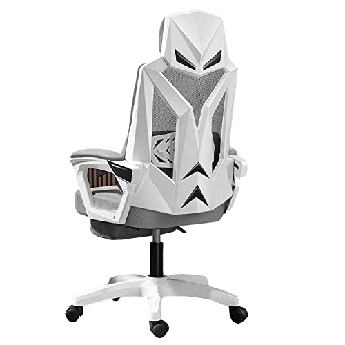 YKCITSQTR Bürostuhl Gaming Stuhl Computerstuhl Office Stuhl mit Fußruhe, ergonomischer Schreibtischstuhl komfortabler Computerstuhl, hoher Rückenschubstuhl für längere Stunden länger von YKCITSQTR