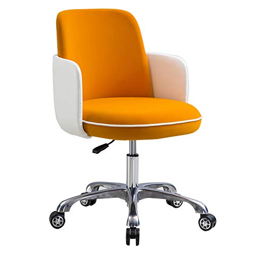 YKCITSQTR Bürostuhl drehbar Task Stuhl Ultra weiche PU Leder Sitz gepolstert 360 ° Schwenk modern YKCITSQTR Bürostuhl drehbar Task Stuhl Ultra weiche PU Leder Sitz gepolstert 360 ° Schwenk modern von YKCITSQTR
