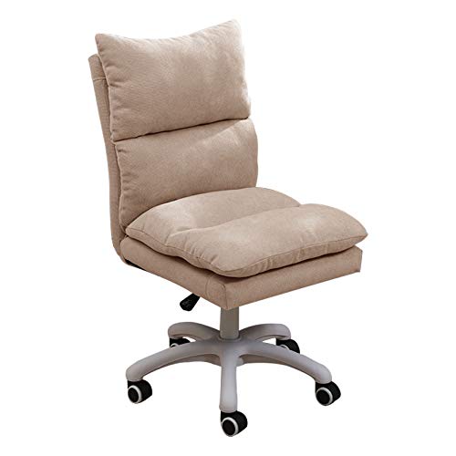 YKCITSQTR Drehschreiber Stuhl Cotton Leinen Ergonomischer Spielstuhl, Home Office Computer Executive Swivel Chair für Besprechungsraum, Wohnzimmer und Studienzimmer für Home Office Stuhl von YKCITSQTR