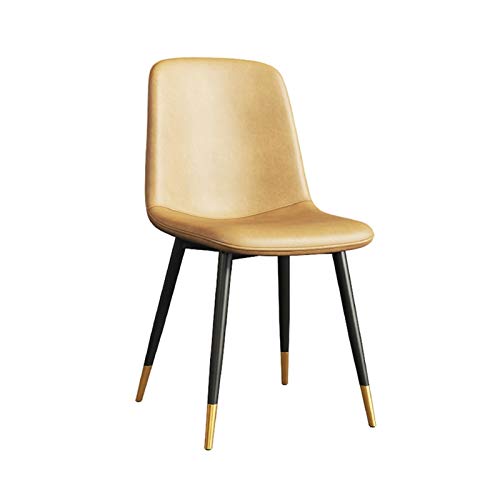 YKCITSQTR Esstuhlküche Esszimmer Möbelstühle Faux Matte Wildleder Leder -Esszimmerstühle mit Rückenlehnen weich von YKCITSQTR