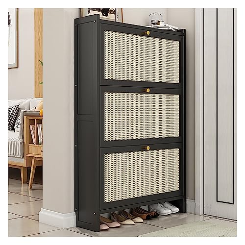 YKCITSQTR Freistehender Schuhschrank für den Eingang - moderner schlanker Holzschuh -Rack -Organizer mit Türen, versteckter Lagerung für Flur, Schlafzimmer, Wohnzimmer YKCITSQTR Freistehender Schuhschrank für den Eingang - moderner schlanker Holzschuh -Rack -Organizer mit Türen, versteckter Lagerung für Flur, Schlafzimmer, Wohnzimmer von YKCITSQTR