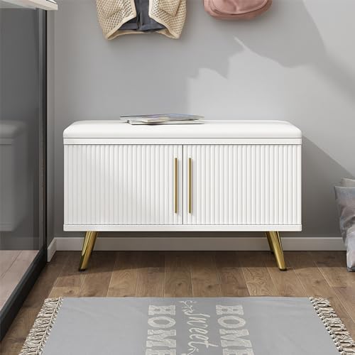YKCITSQTR Holzschuhbank mit Sitz und Kissen für den Flur Eingangsbereich - Schuhschuh -Schuhschrank zum Organisieren von Schuhen YKCITSQTR Holzschuhbank mit Sitz und Kissen für den Flur Eingangsbereich - Schuhschuh -Schuhschrank zum Organisieren von Schuhen von YKCITSQTR