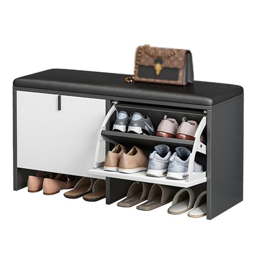 YKCITSQTR Schuhbankschuhregal mit Tür, Flip -Drawer und Sitzkissen - Flurschuhschrank für Organisation YKCITSQTR Schuhbankschuhregal mit Tür, Flip -Drawer und Sitzkissen - Flurschuhschrank für Organisation von YKCITSQTR