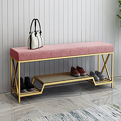 YKCITSQTR Schuhhocker Flanellschuh Rack Bank - Aufbewahrungsbank für Wohnzimmereingang & Flur Schuhschrank - Bequeme und stilvolle Sitzlösung YKCITSQTR Schuhhocker Flanellschuh Rack Bank - Aufbewahrungsbank für Wohnzimmereingang & Flur Schuhschrank - Bequeme und stilvolle Sitzlösung von YKCITSQTR